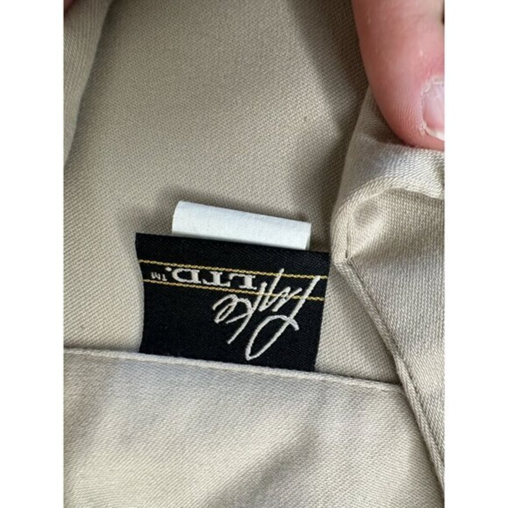 Pyke LTD Womens Tan Jacket Small full zipper‎ polyester pockets lightweight - Picture 5 of 8